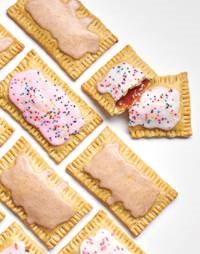Homemade pop tarts with strawberry or brown sugar-cinnamon filling