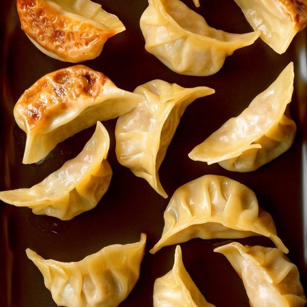 Homemade pork dumplings