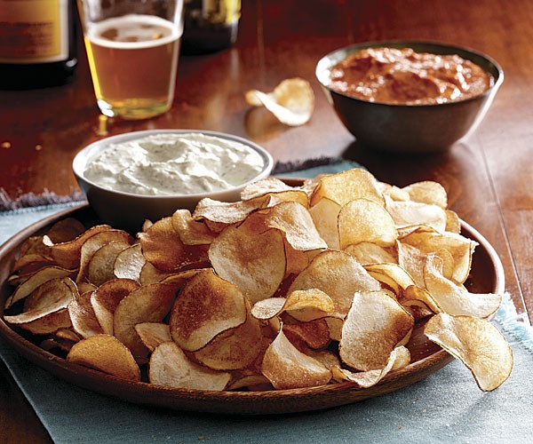Homemade potato chips