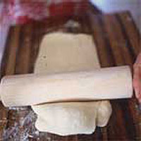 Homemade puff pastry