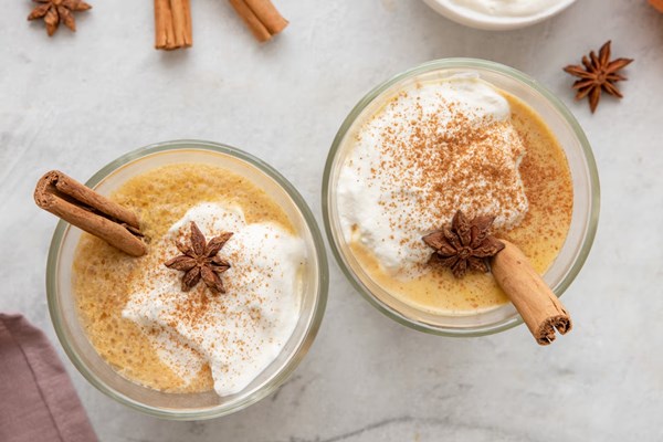Homemade pumpkin spice latte 