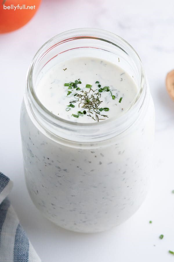 Homemade ranch dressing
