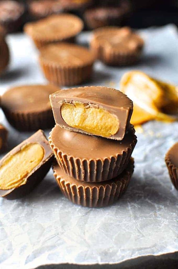 Homemade Reese’s peanut butter cups