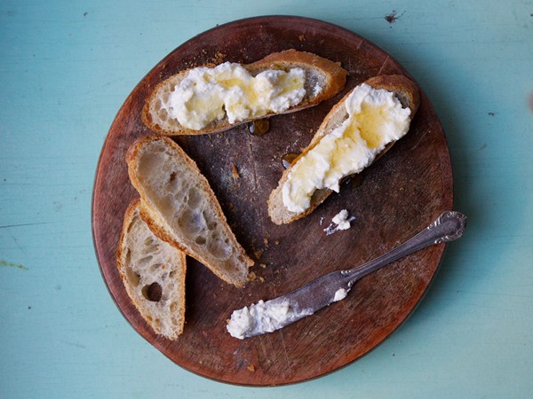 Homemade ricotta