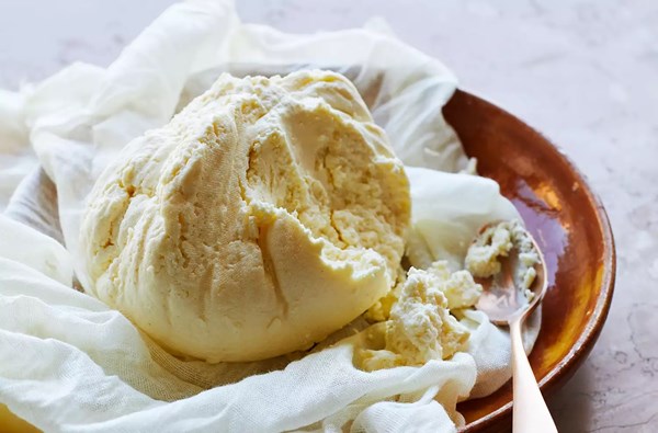 Homemade ricotta