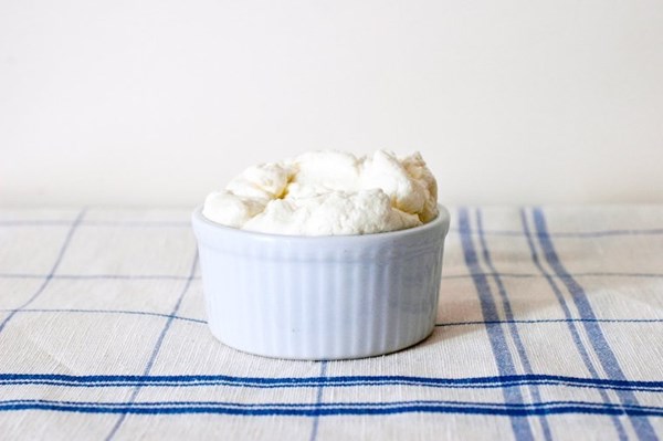 Homemade ricotta 
