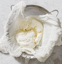 Homemade ricotta