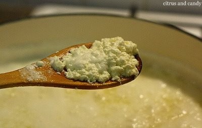 Homemade ricotta
