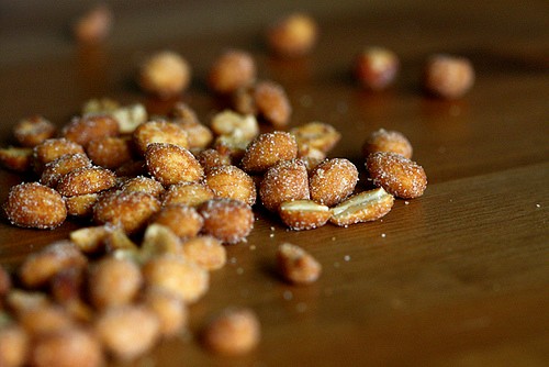 Homemade roasted peanut butter