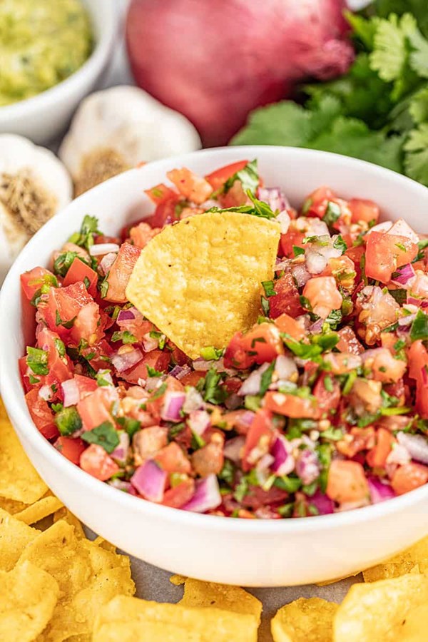 Homemade salsa