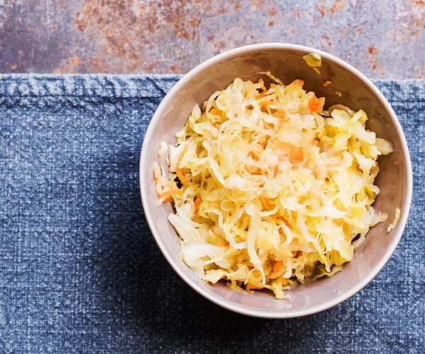 Homemade sauerkraut