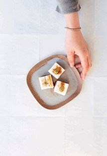Homemade sesame tofu