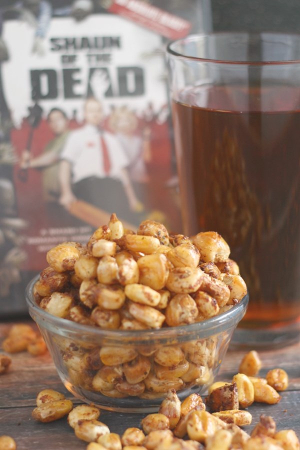 Homemade smoky ranch corn nuts