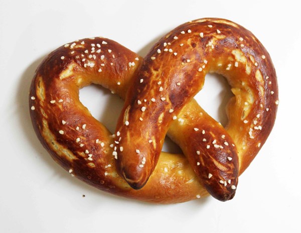 Homemade soft pretzels