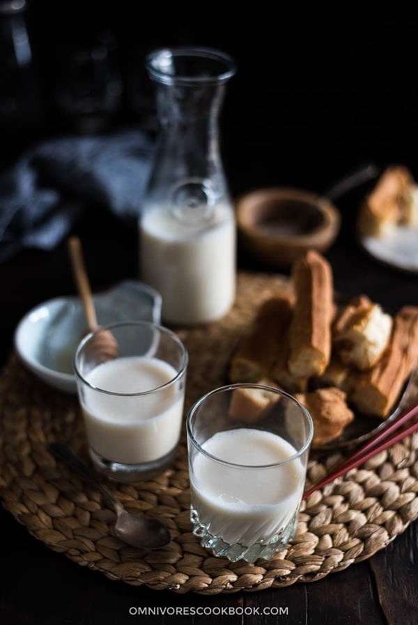 Homemade soy milk