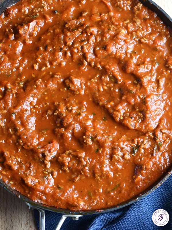 Homemade spaghetti sauce