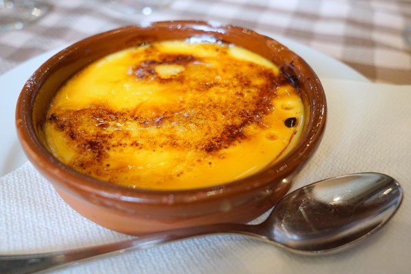 Homemade Spanish crema Catalana