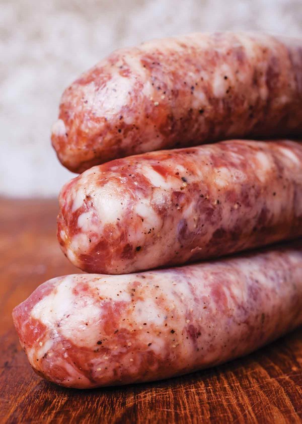 Homemade Spanish sausage (Butifarra fresca)