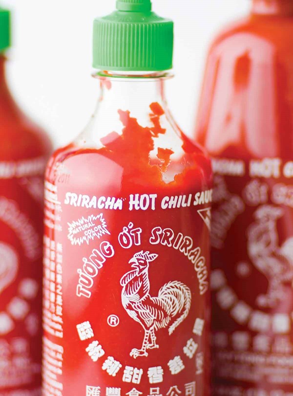 Homemade Sriracha sauce