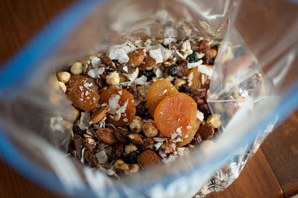Homemade toasted trail mix