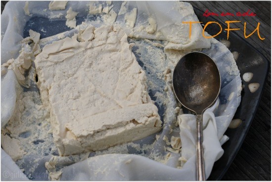 Homemade tofu