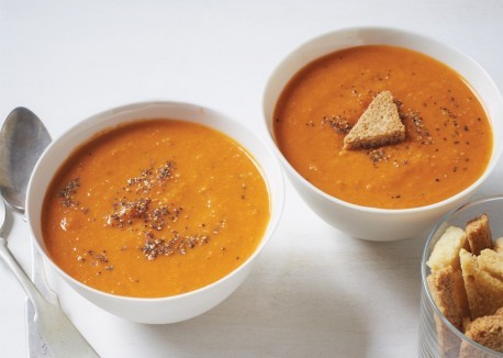 Homemade tomato soup