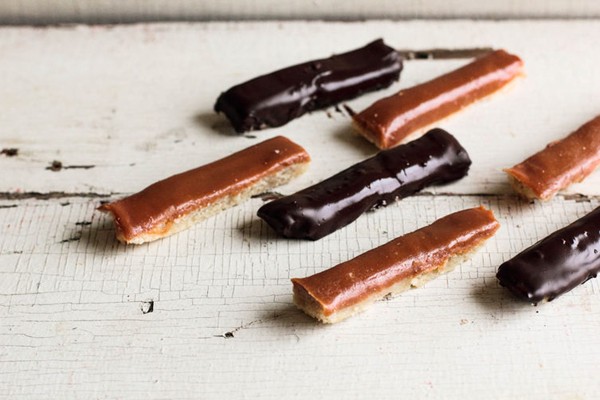 Homemade Twix candy bars