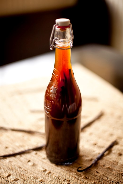 Homemade vanilla extract