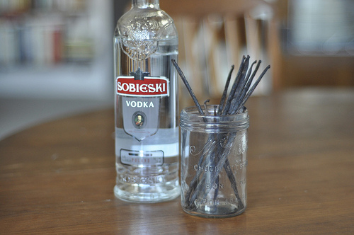 Homemade vanilla extract