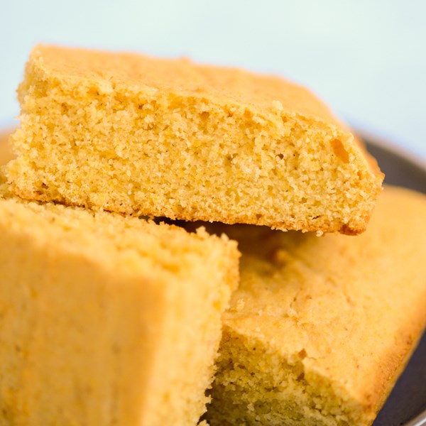 Homemade vegan cornbread
