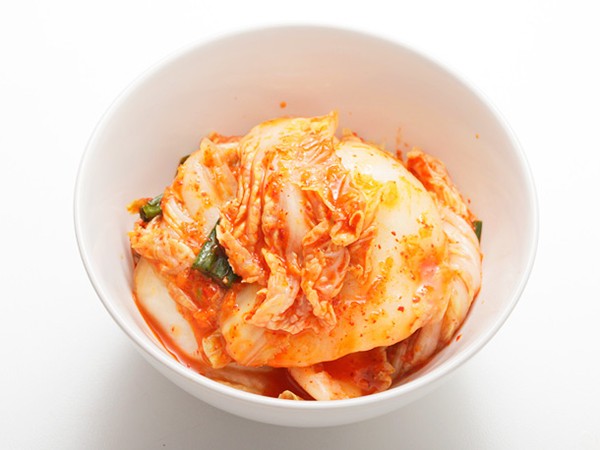 Homemade vegan kimchi