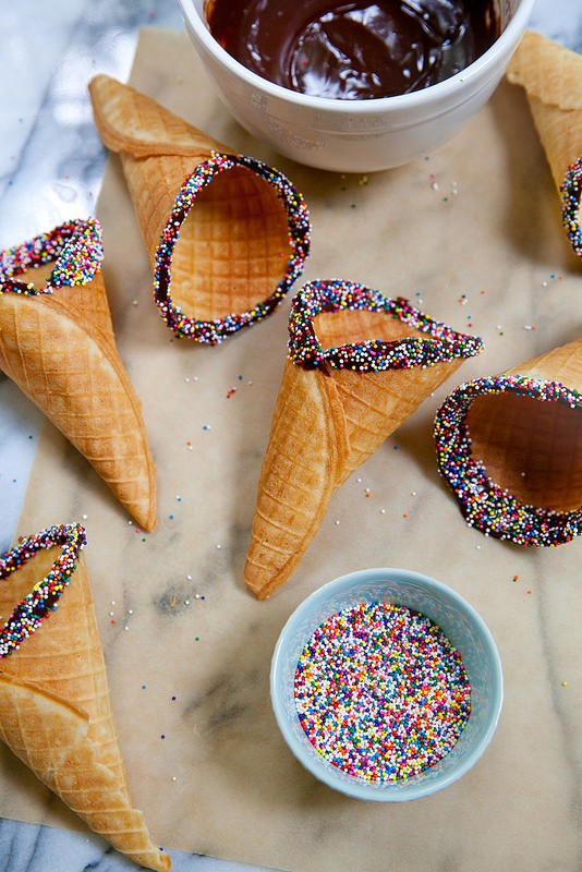 waffle cones