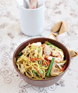 Homestyle chow mein noodles