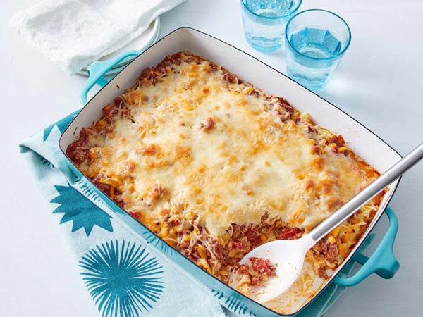 Homestyle ground beef casserole