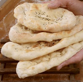 Homestyle Indian naan