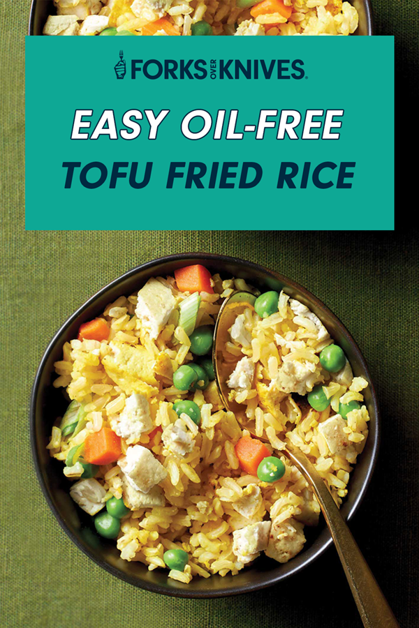 Homestyle not-fried rice with tofu