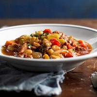 Hominy and chorizo chili