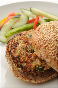 Hominy Grill shrimp burgers