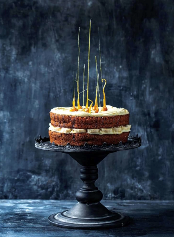 Honey & banana cake