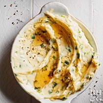 Honey & green garlic butter