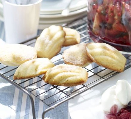 Honey & vanilla madeleines