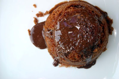 Honey and ginger chocolate steamed pudding