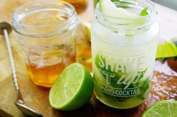 Honey and ginger mojito