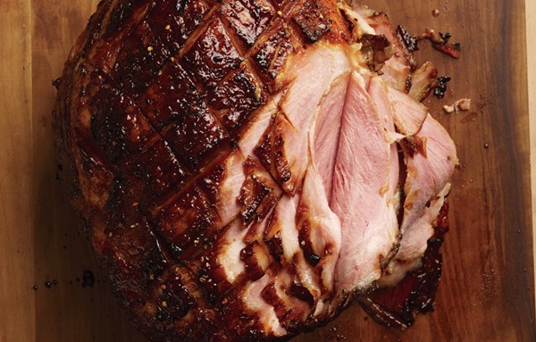Honey-and-rye-glazed ham