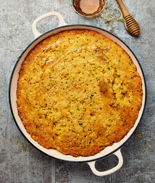 Honey and yoghurt cornbread