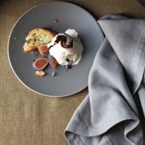 Honey balsamic sundaes