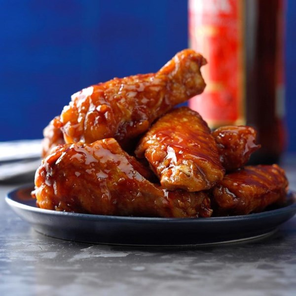Honey-barbecue chicken wings