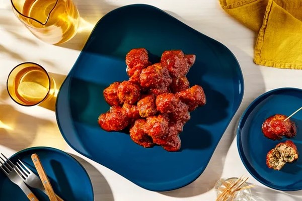 Honey BBQ meatballs 