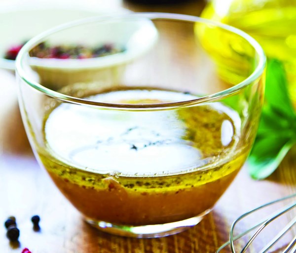 Honey-black pepper vinaigrette