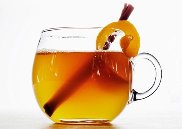Honey-bourbon toddy
